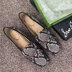Sam Edelman Lorenzo Snake Loafers